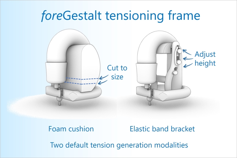 foreGestalt companion - Tensioning frame modalities